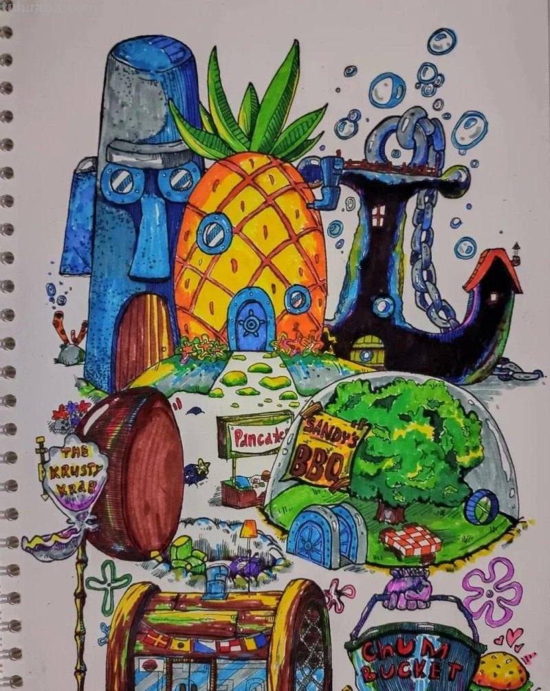 最新少儿美术精选100张，汇聚各类绘画创意，快收藏起来吧！