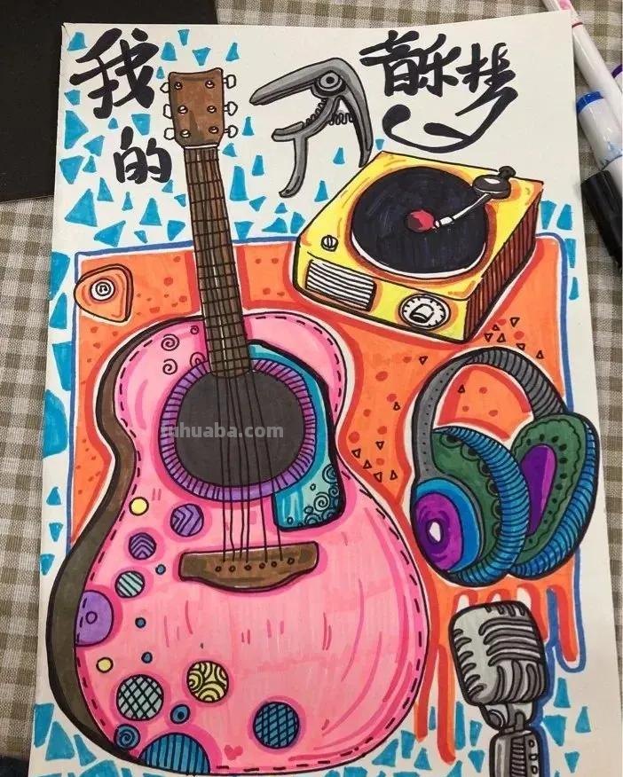 最新少儿美术精选100张，汇聚各类绘画创意，快收藏起来吧！