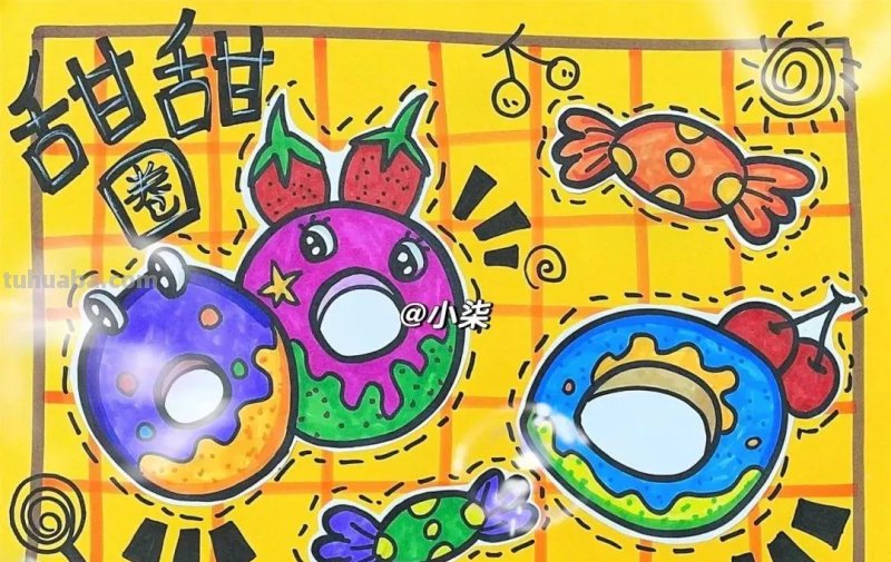 最新少儿美术精选100张，汇聚各类绘画创意，快收藏起来吧！