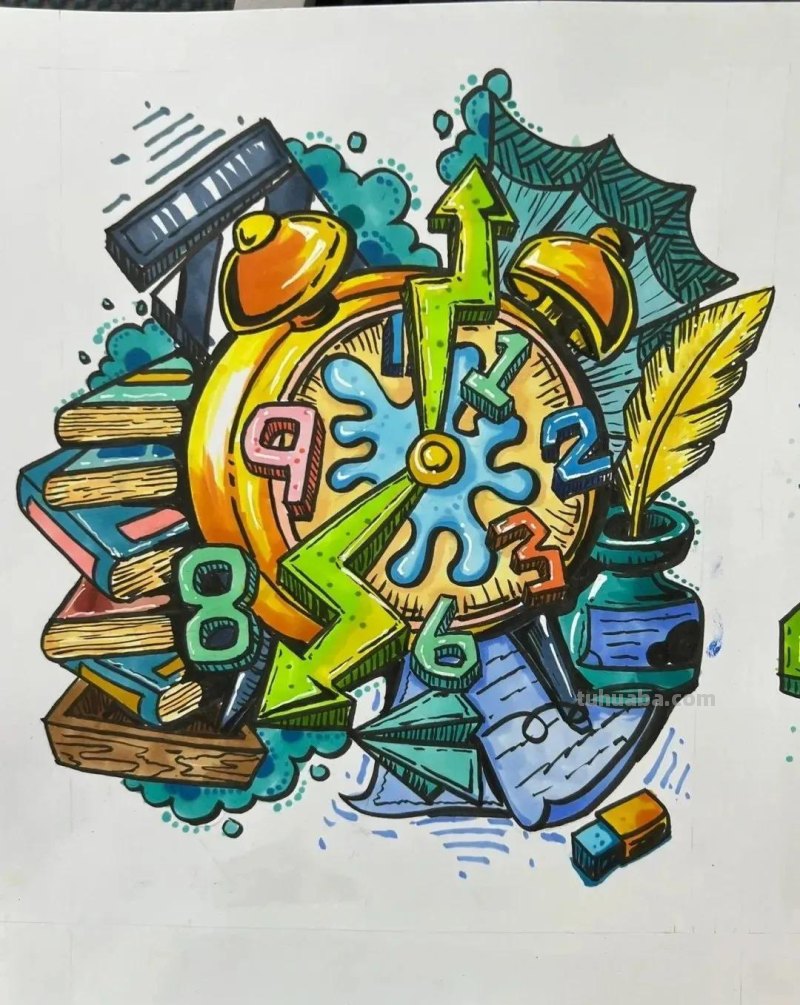 最新少儿美术精选100张，汇聚各类绘画创意，快收藏起来吧！