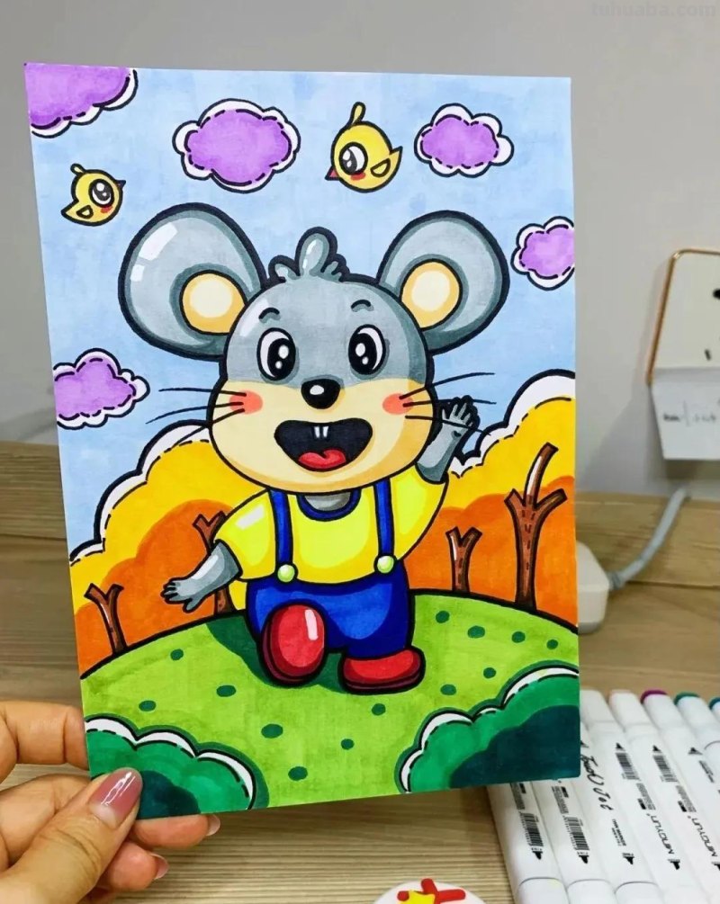 最新少儿美术精选100张，汇聚各类绘画创意，快收藏起来吧！