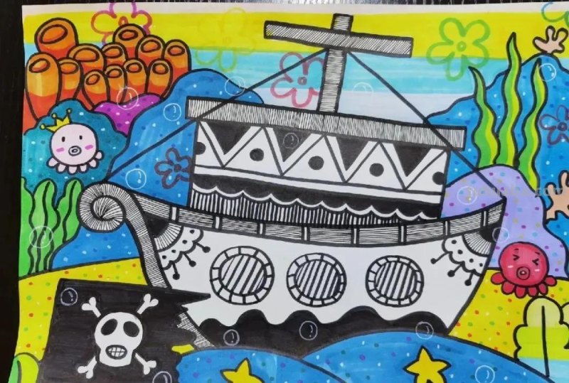 最新少儿美术精选100张，汇聚各类绘画创意，快收藏起来吧！