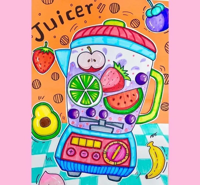 最新少儿美术精选100张，汇聚各类绘画创意，快收藏起来吧！