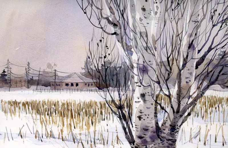 水彩画速写｜加拿大Shari Blaukopf 作品欣赏