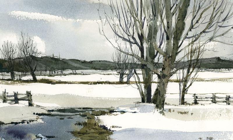 水彩画速写｜加拿大Shari Blaukopf 作品欣赏