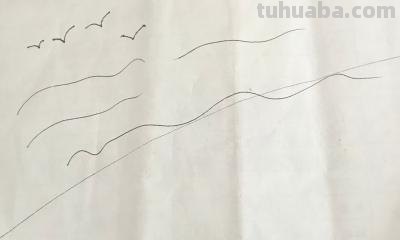粉色沙滩怎么画彩铅（粉色沙滩怎么画彩铅画）