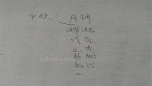 中秋节手抄报怎么画的简单（中秋节手抄报怎么画的简单又漂亮）