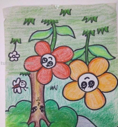 花草丛速写（花草速写画）