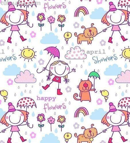 几百款可爱的人物简笔画，一起和宝贝画起来！