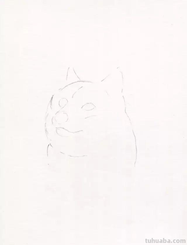 网红神烦狗的简笔画教程，分分钟学会画