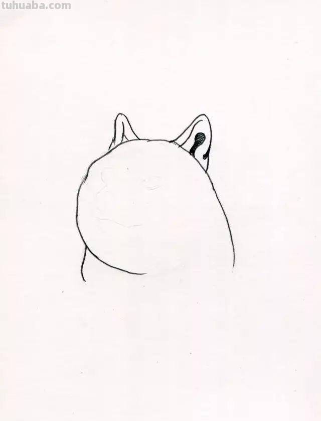 网红神烦狗的简笔画教程，分分钟学会画