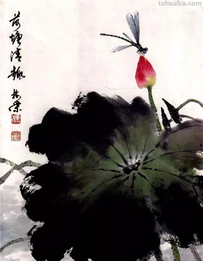 国画，这么漂亮的写意草虫，简单易学