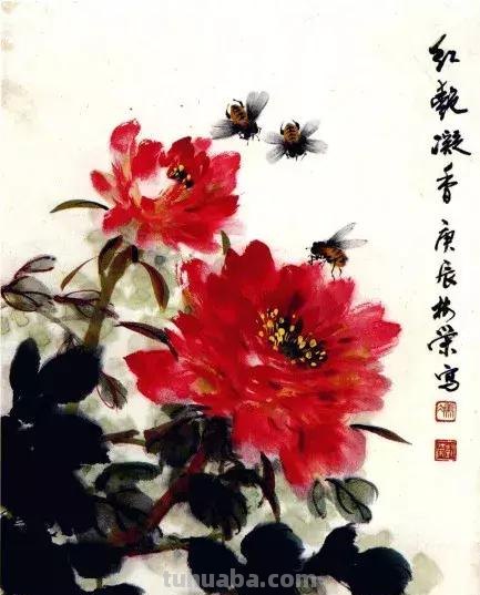 国画，这么漂亮的写意草虫，简单易学