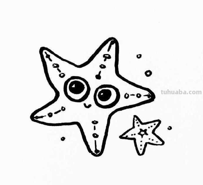 来一波萌萌的海洋生物简笔画吧，手绘手帐！