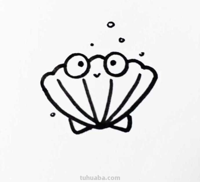 来一波萌萌的海洋生物简笔画吧，手绘手帐！