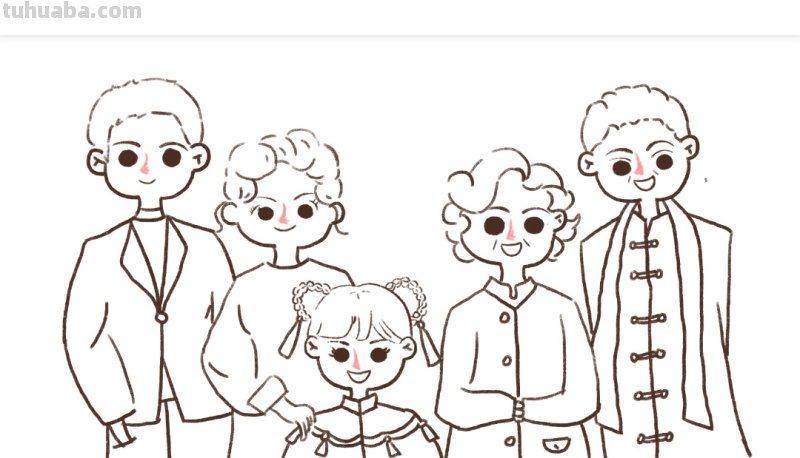 画全家福简笔画怎么画图(画全家福简笔画怎么画图片大全) 画全家福简笔画怎么画图(画全家福简笔画怎么画图片大全)