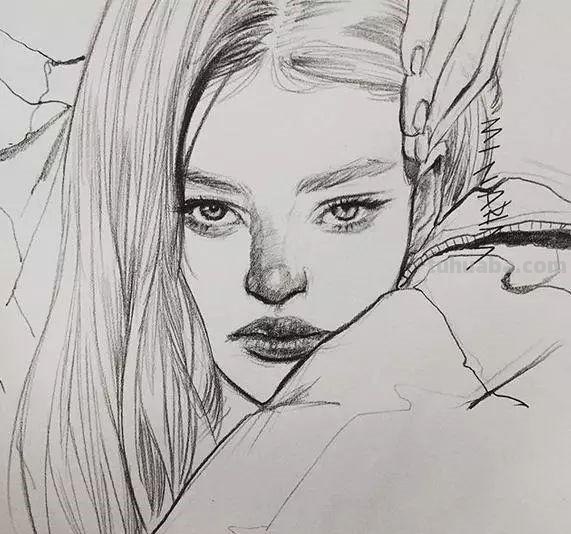 喜欢这些速写风的素描插画 - 分享