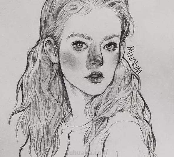 喜欢这些速写风的素描插画 - 分享