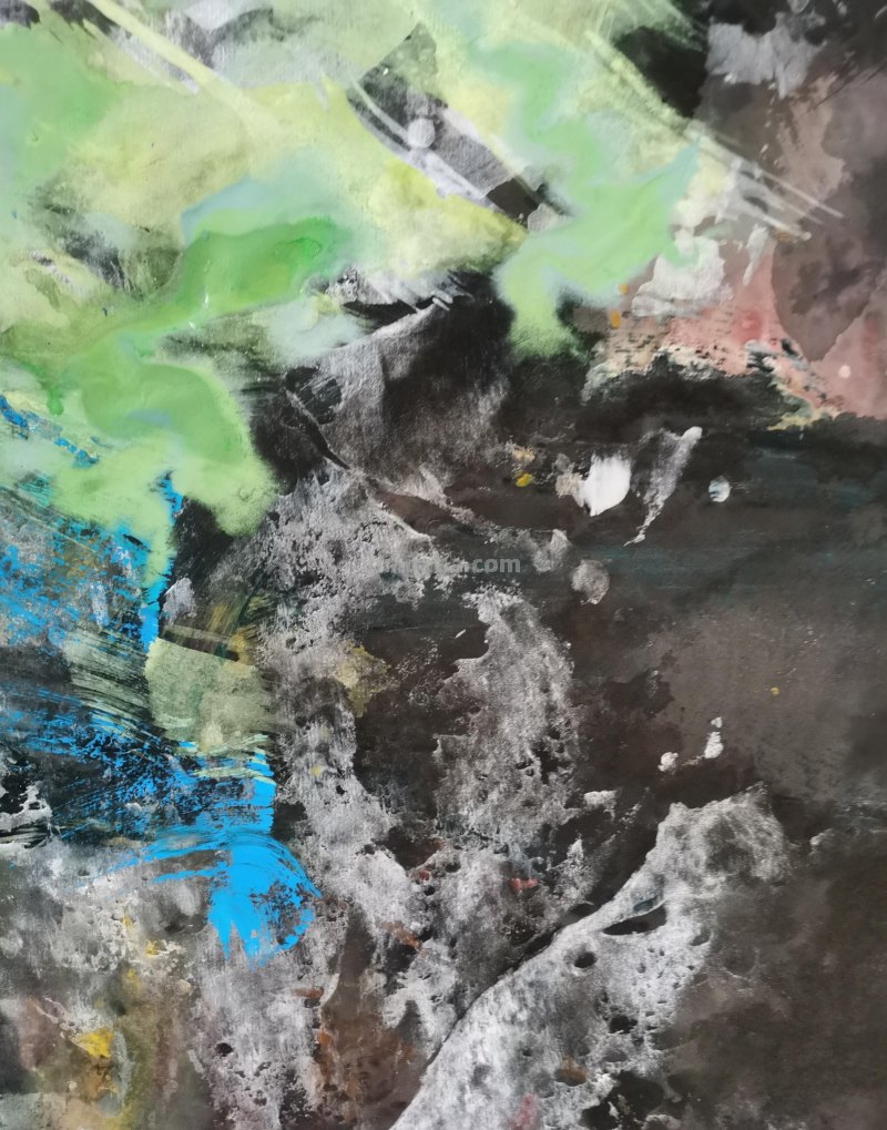 《沉缓之境》-著名画家苏维贤抽象绘画作品欣赏