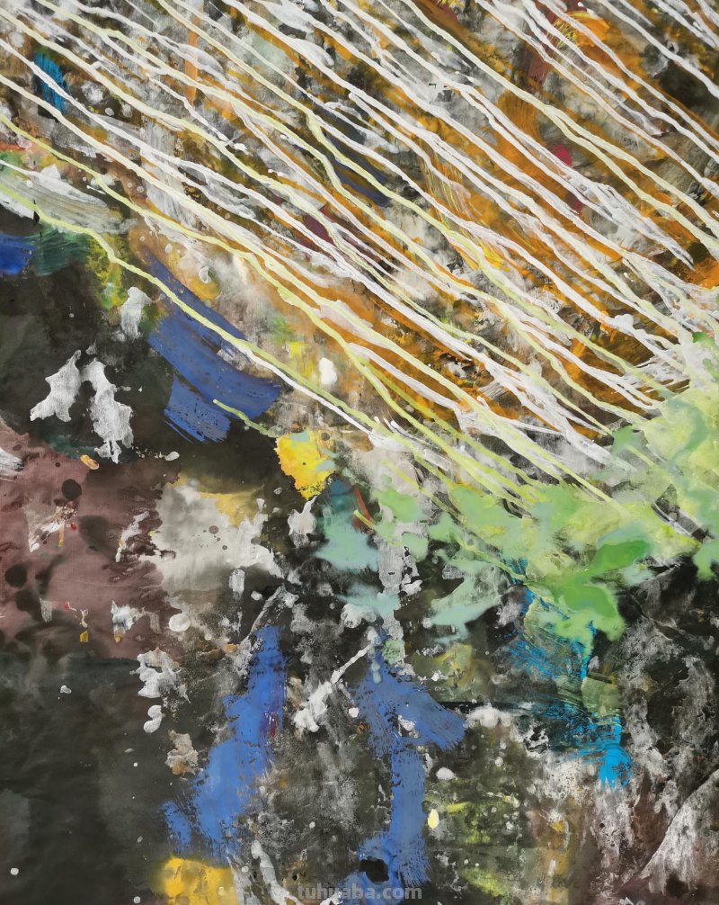 《沉缓之境》-著名画家苏维贤抽象绘画作品欣赏