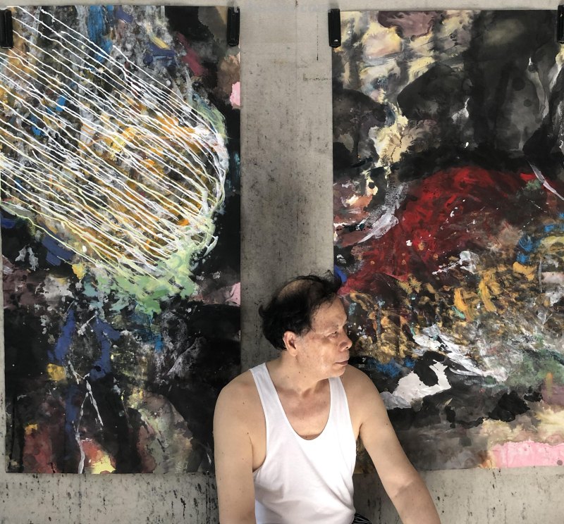 《沉缓之境》-著名画家苏维贤抽象绘画作品欣赏