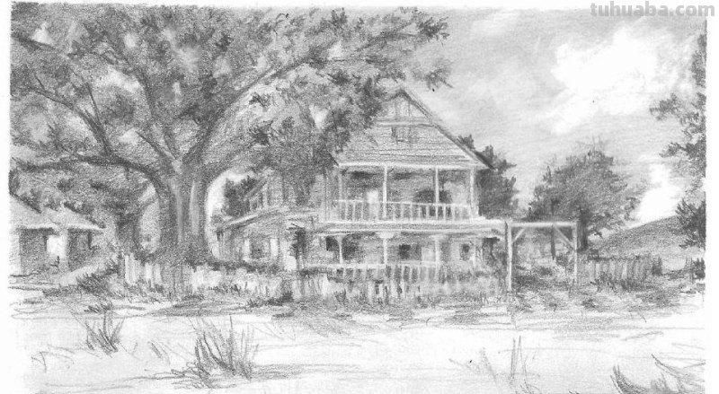 意境速写，从笔法看大师作品，每一幅都是经典