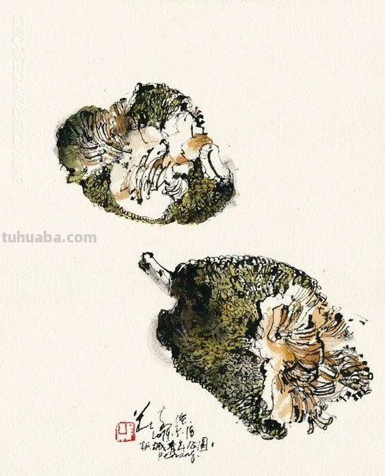 很有味道的速写作品