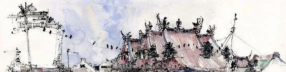 很有味道的速写作品