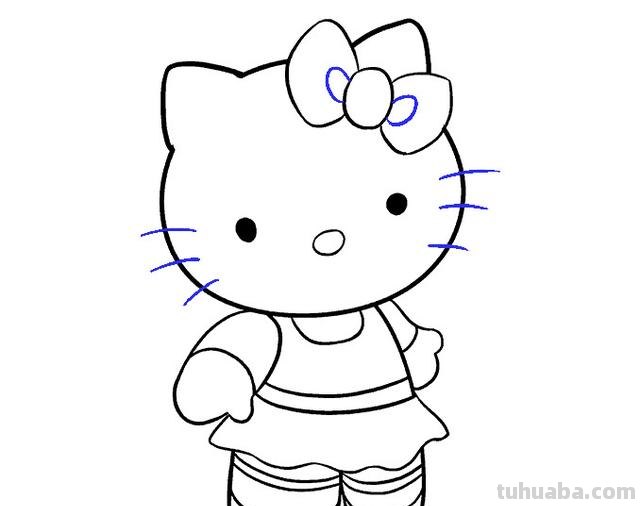 kt猫怎么画简笔画图片(kt猫怎么画简单又漂亮的图画) kt猫怎么画简笔画图片(kt猫怎么画简单又漂亮的图画)