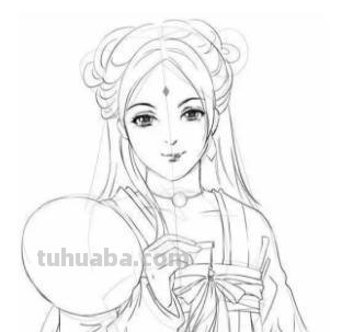 彩铅古风嫁衣怎么画（古风嫁衣简笔画一步一步教程）