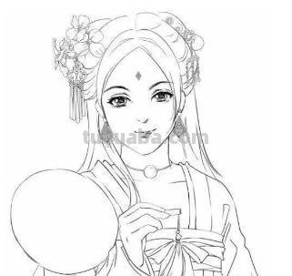 彩铅古风嫁衣怎么画（古风嫁衣简笔画一步一步教程）
