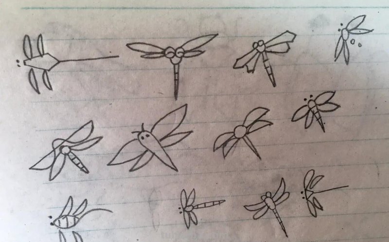 昆虫类简笔画 昆虫类简笔画