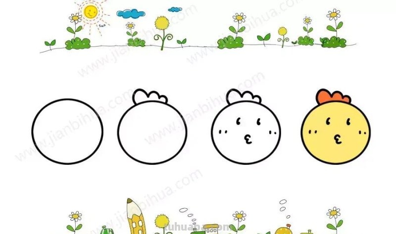 唱童谣，学画画，分分钟学会40种动物简笔画！