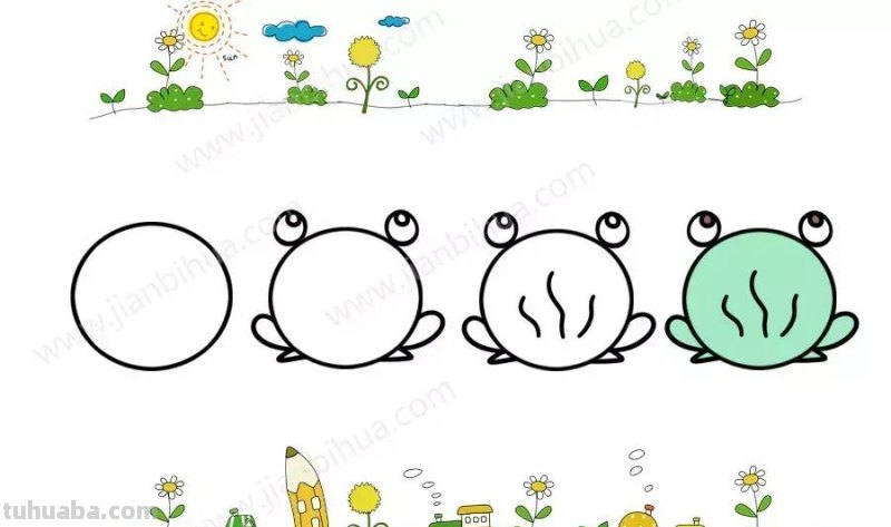 唱童谣，学画画，分分钟学会40种动物简笔画！