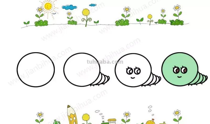 唱童谣，学画画，分分钟学会40种动物简笔画！