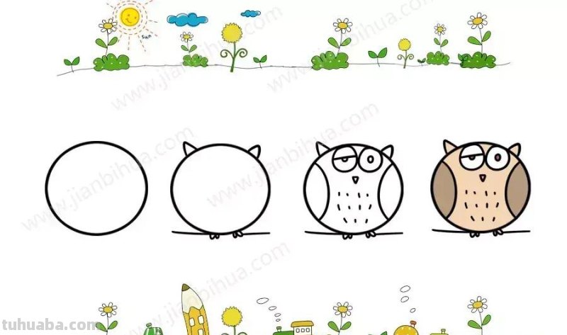 唱童谣，学画画，分分钟学会40种动物简笔画！