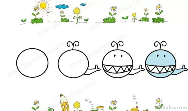 唱童谣，学画画，分分钟学会40种动物简笔画！