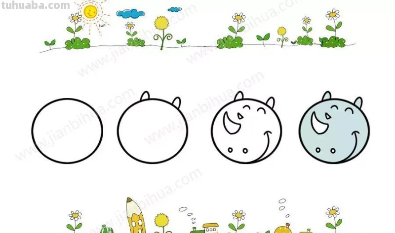 唱童谣，学画画，分分钟学会40种动物简笔画！