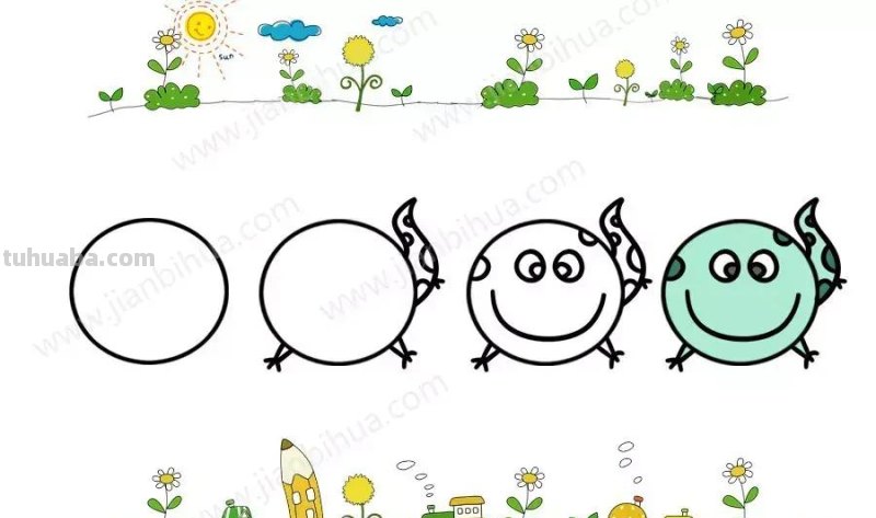 唱童谣，学画画，分分钟学会40种动物简笔画！