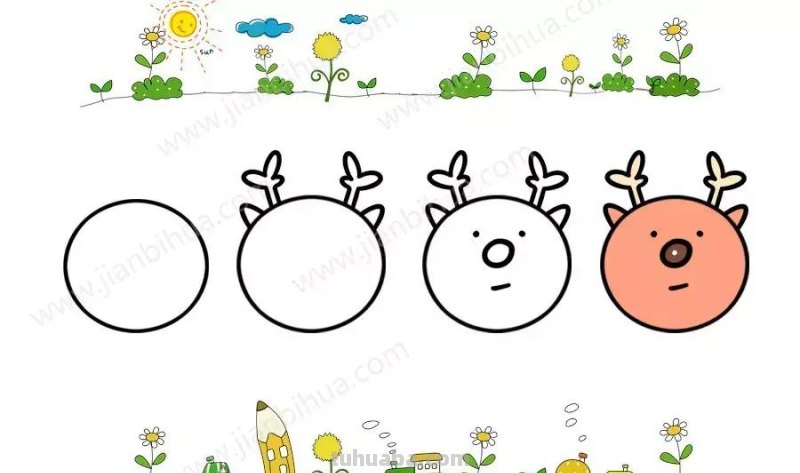 唱童谣，学画画，分分钟学会40种动物简笔画！