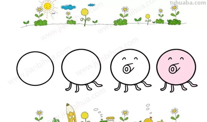 唱童谣，学画画，分分钟学会40种动物简笔画！