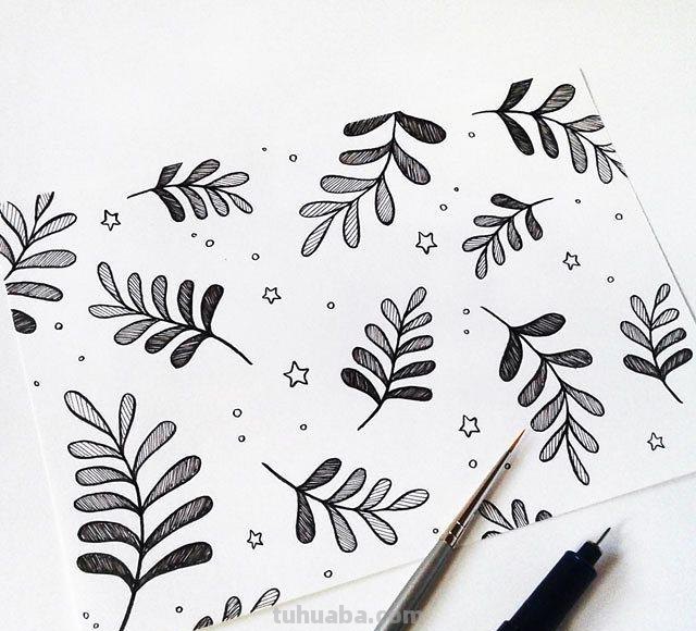 一组绿植简笔画，简单易画~大家快学学吧~