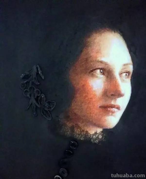 永山裕子 水彩画欣赏-人物系列