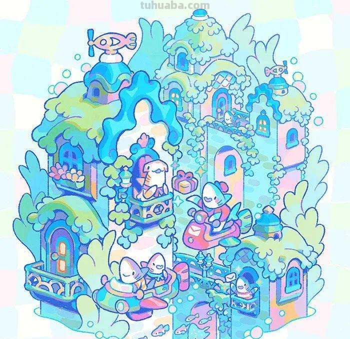 专门画鲨鱼的插画家,绘制了一组趣味鲨鱼,实在是太可爱了 专门画鲨鱼的插画家,绘制了一组趣味鲨鱼,实在是太可爱了