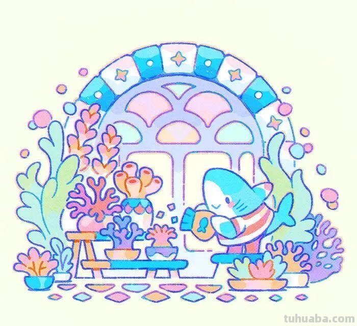 专门画鲨鱼的插画家,绘制了一组趣味鲨鱼,实在是太可爱了 专门画鲨鱼的插画家,绘制了一组趣味鲨鱼,实在是太可爱了