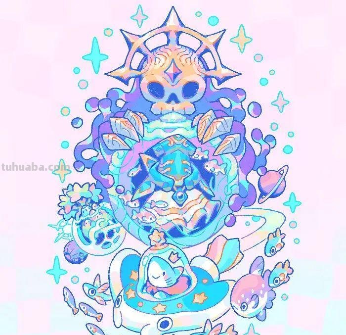 专门画鲨鱼的插画家,绘制了一组趣味鲨鱼,实在是太可爱了 专门画鲨鱼的插画家,绘制了一组趣味鲨鱼,实在是太可爱了