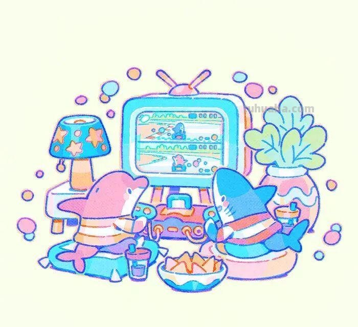 专门画鲨鱼的插画家,绘制了一组趣味鲨鱼,实在是太可爱了 专门画鲨鱼的插画家,绘制了一组趣味鲨鱼,实在是太可爱了