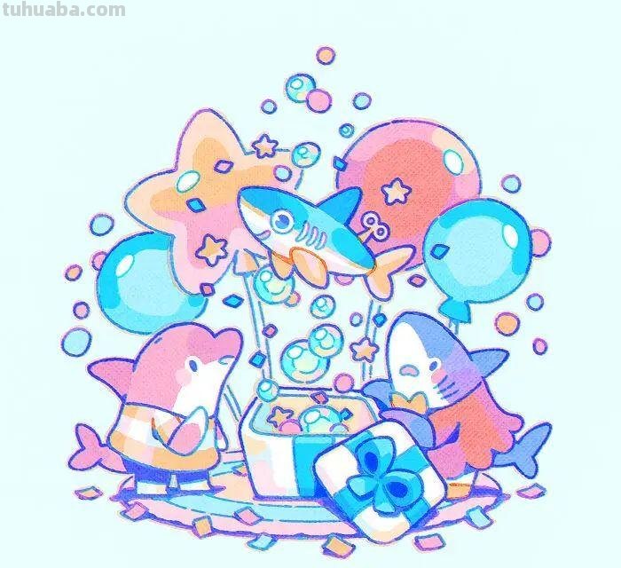 专门画鲨鱼的插画家,绘制了一组趣味鲨鱼,实在是太可爱了 专门画鲨鱼的插画家,绘制了一组趣味鲨鱼,实在是太可爱了