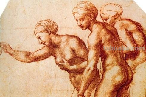 世界大师经典素描作品