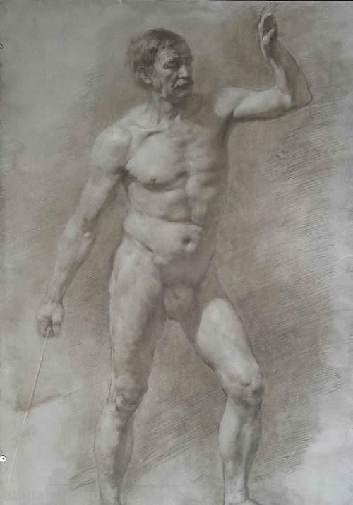 世界大师经典素描作品